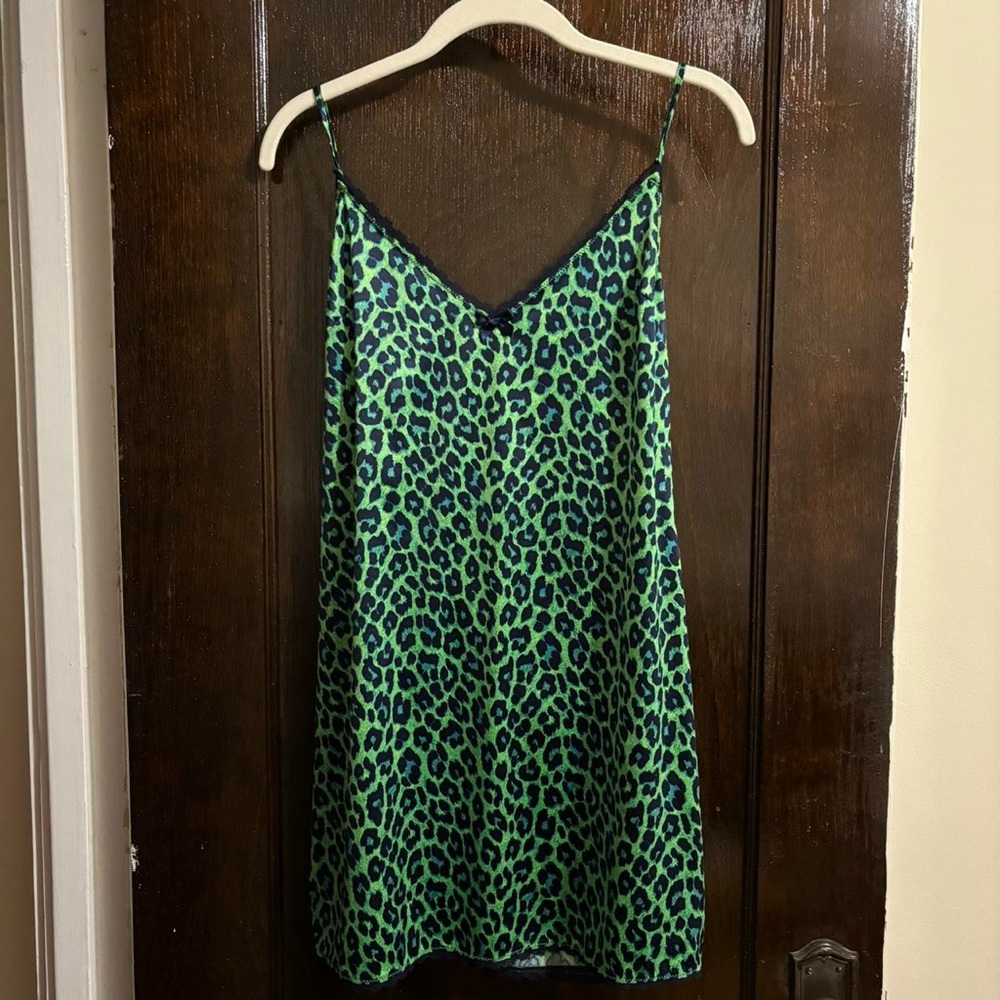 Savage x Fenty Leopard Pajama Slip Dress